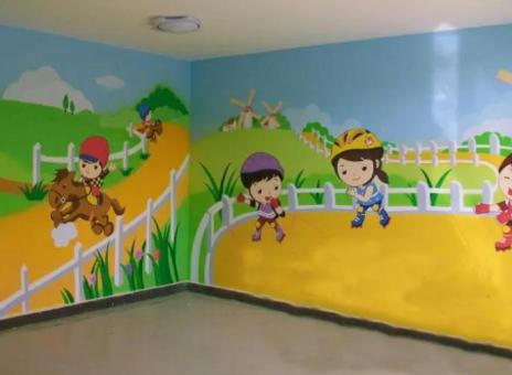 宣城幼儿园墙体彩绘制作流程及注意事项